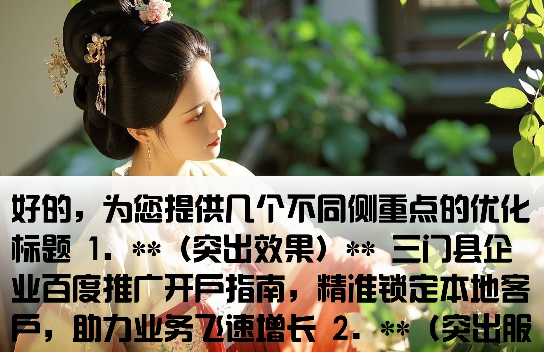 三门县百度开户