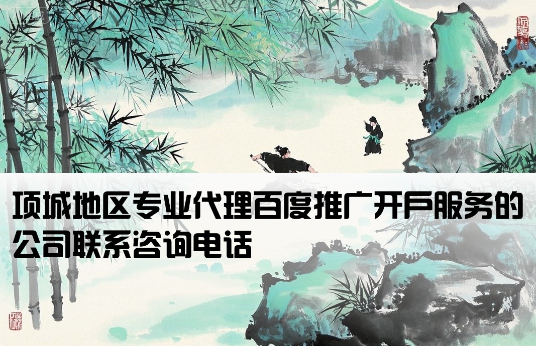项城百度推广开户公司电话