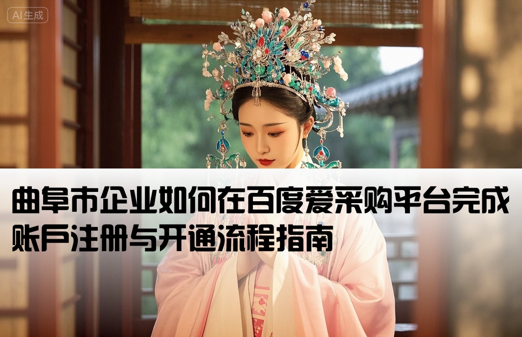 [曲阜市百度爱采购开户]曲阜市企业如何在百度爱采购平台完成账户注册与开通流程指南