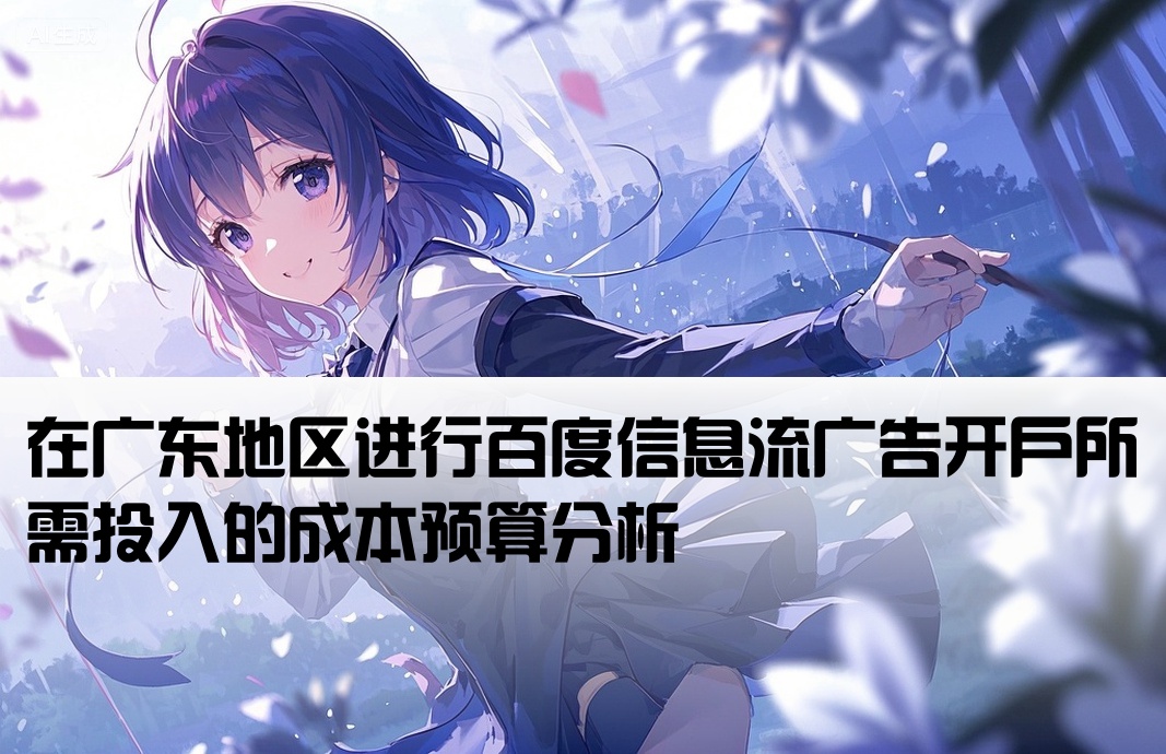 广东百度信息流开户成本
