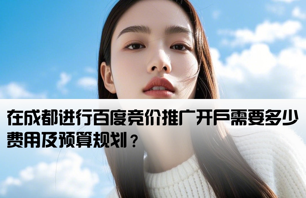 成都百度竞价开户多少钱