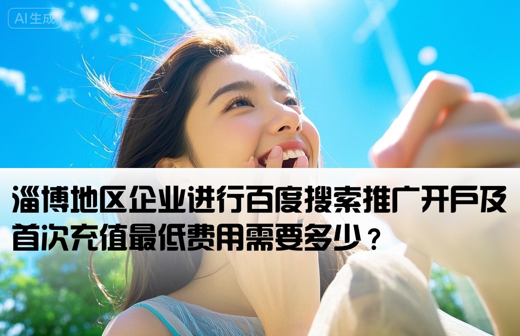 淄博地区企业进行百度搜索推广开户及首次充值最低费用需要多少？