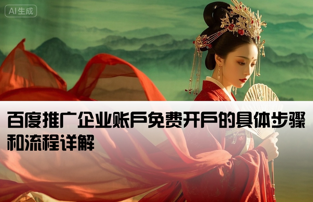 百度推广企业账户免费开户的具体步骤和流程详解