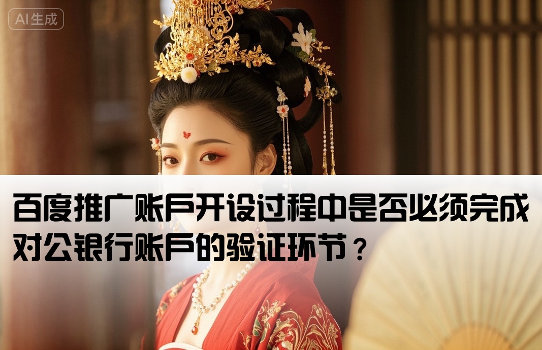 百度推广账户开设过程中是否必须完成对公银行账户的验证环节？[百度开户需要对公验证吗]