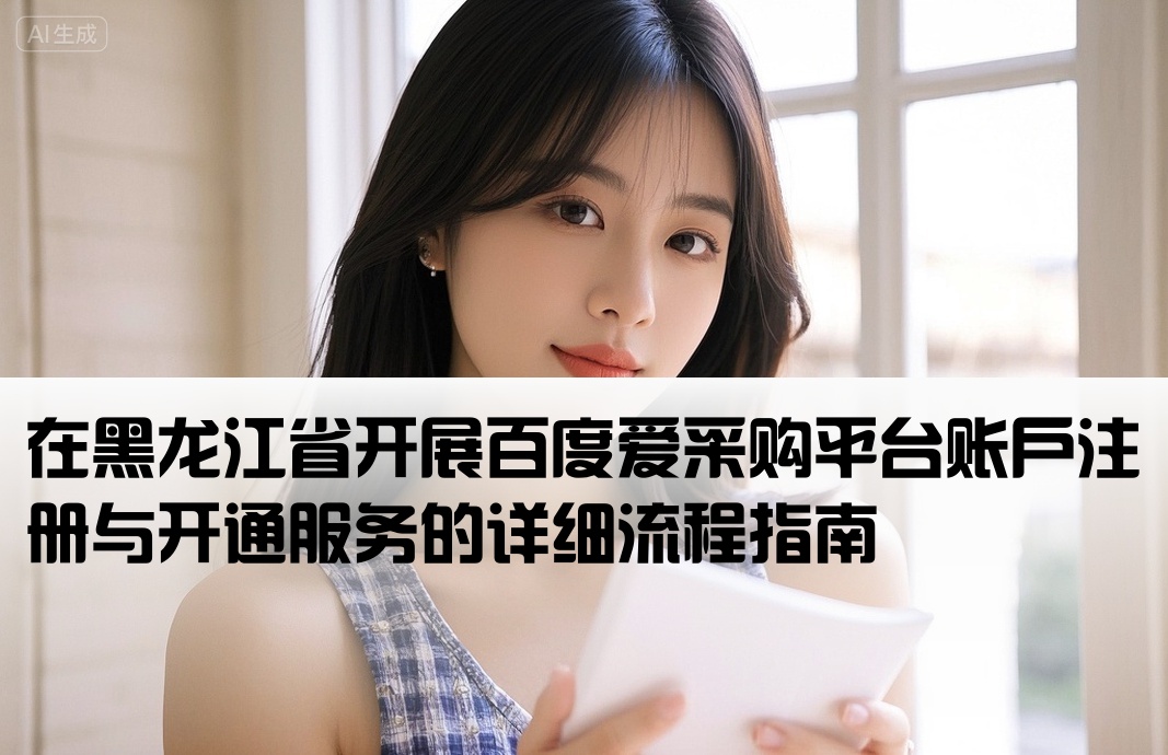 在黑龙江省开展百度爱采购平台账户注册与开通服务的详细流程指南