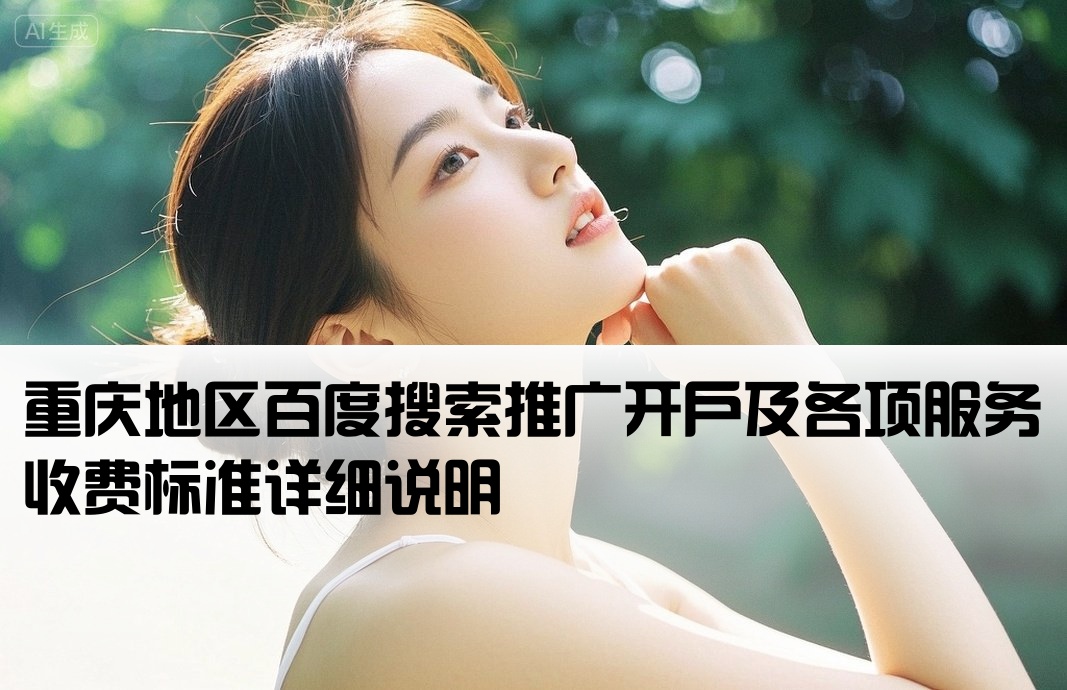 [重庆百度竞价开户费用标准]重庆地区百度搜索推广开户及各项服务收费标准详细说明