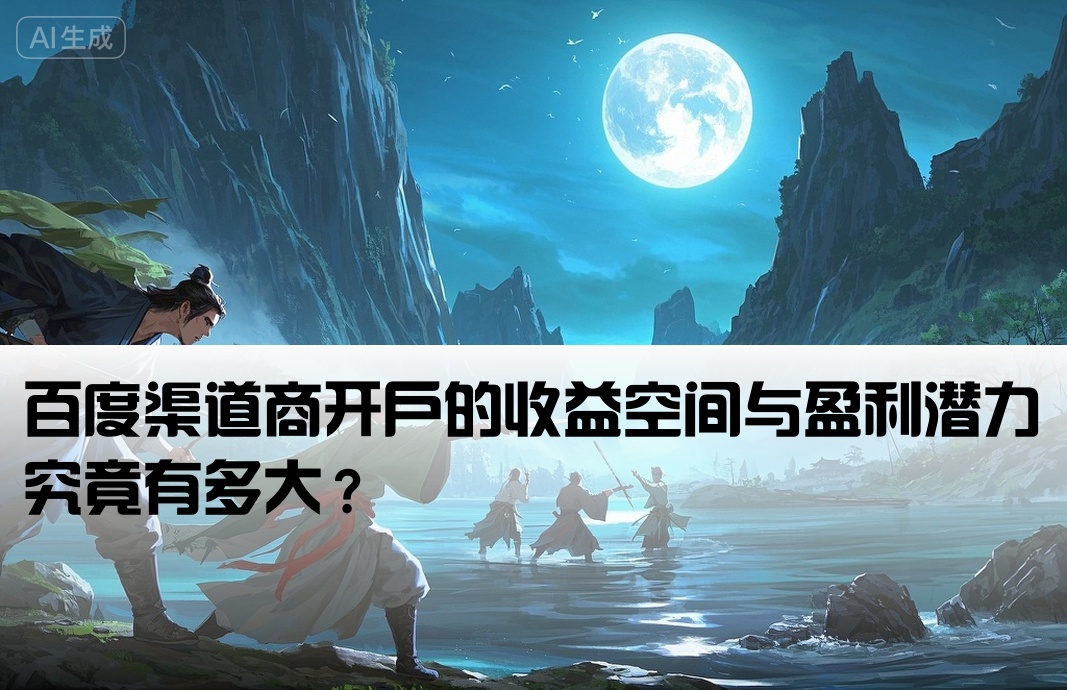 百度渠道商开户的收益空间与盈利潜力究竟有多大？